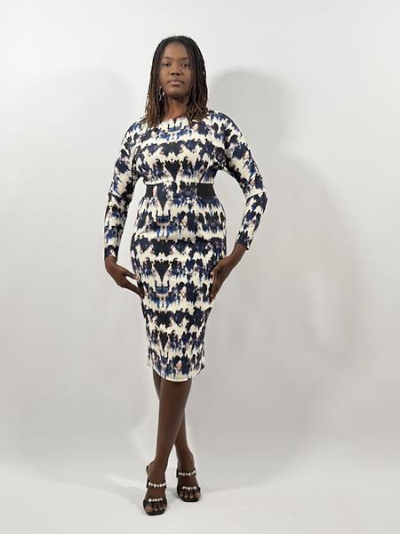 3/4 length dress