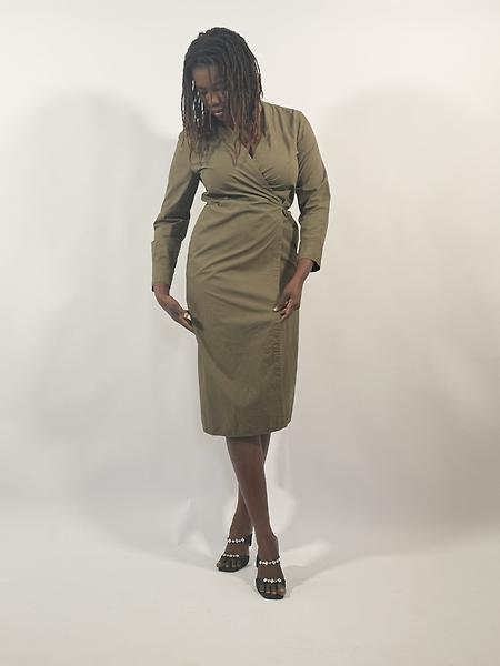 3/4 length dress