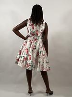 Robe blanchi à fleur - Photo 3