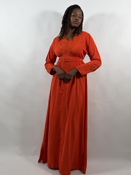 orange djelaba