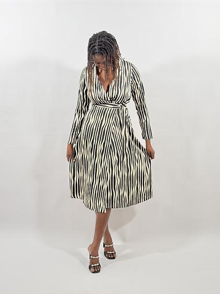 3/4 length dress