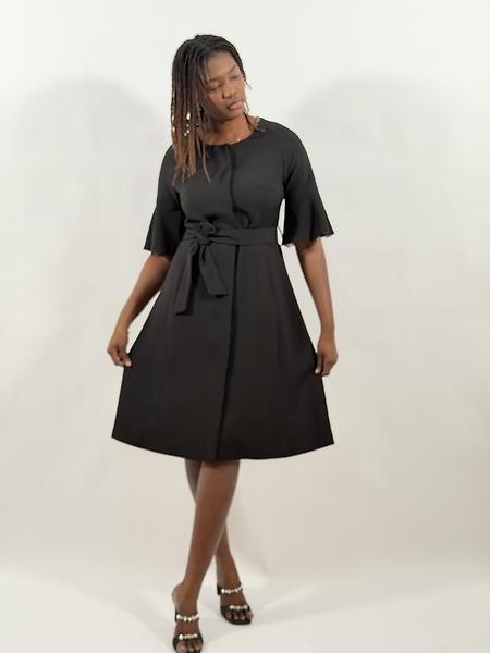 3/4 length dress
