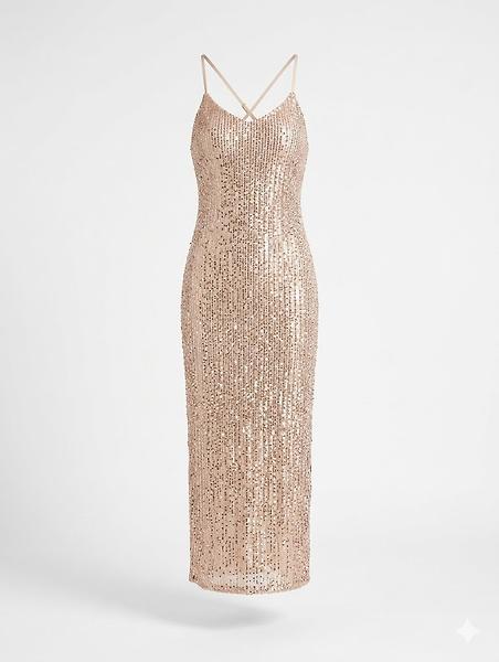 Sparkling evening dress
