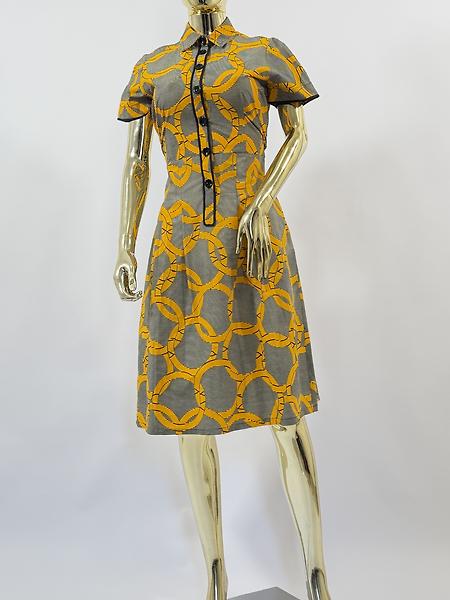 Wax print dress