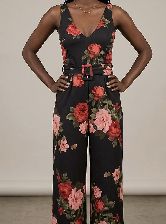 Combinaison fleurie, taille S-M