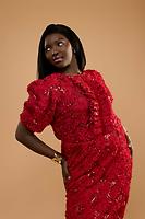 Robe rouge sequin  paillettes - Photo 2
