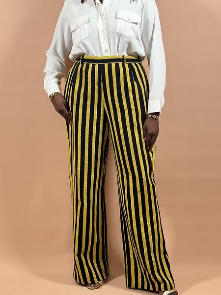 Trousers made from woven fabric
