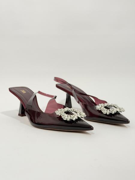 dark mauve pumps