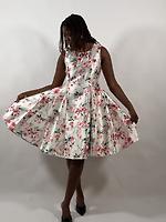 Robe blanchi à fleur - Photo 1