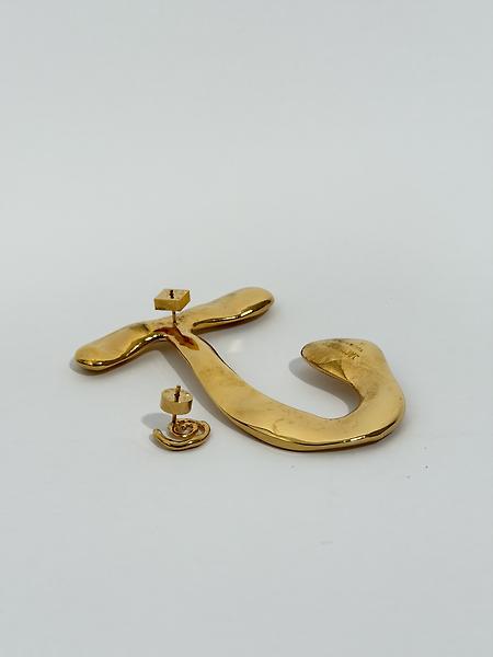 Large J earring