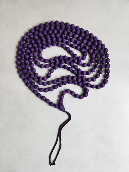 Purple Bowl Necklace
