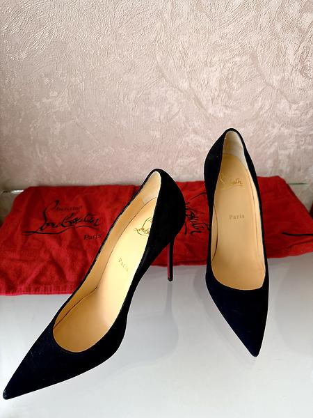 Louboutin Miss Z pumps - 10 cm - Black - Suede calfskin.