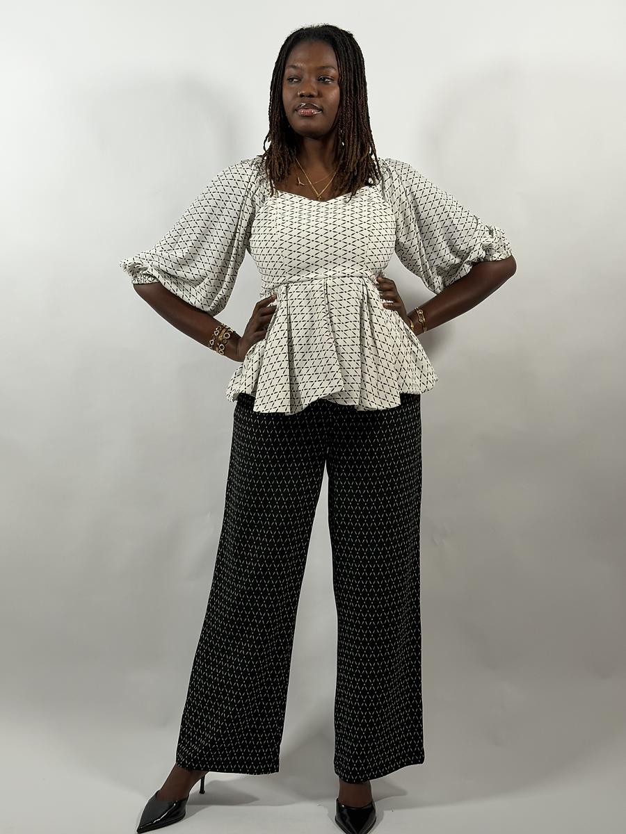 Ensemble noir et blanc 