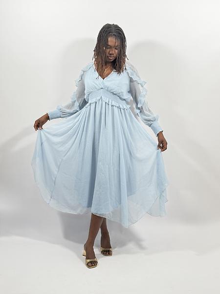 3/4 length dress
