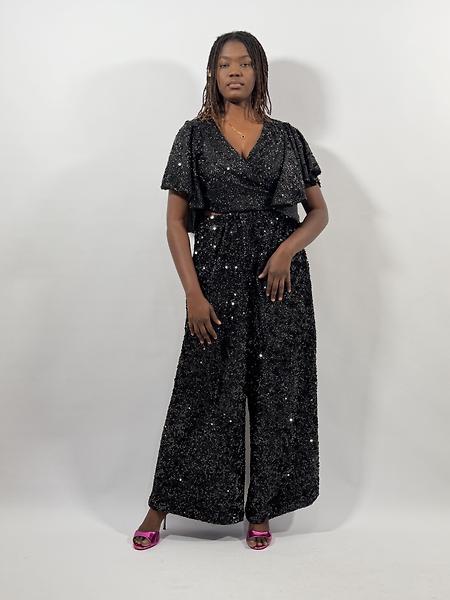 Sequined pantsuit