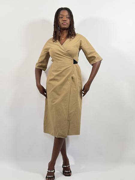 3/4 length dress