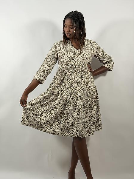 Leopard print dress