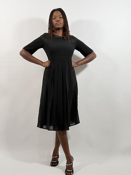 3/4 length dress