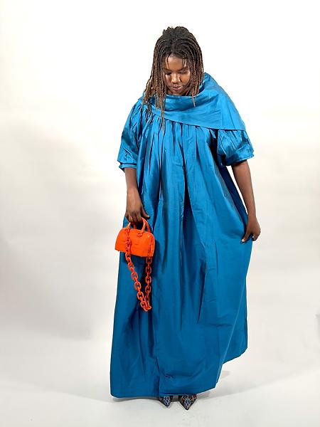 Blue Shantum Dress