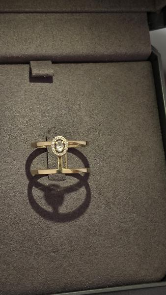 ​Bague Messika Glam'Azone 2R or jaune et diamants ( certificat + boîte)