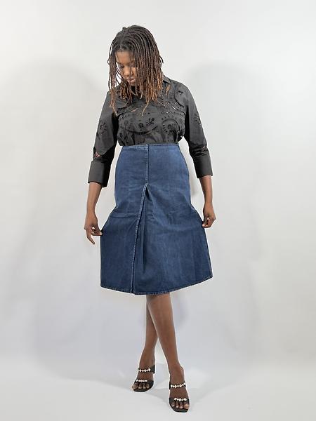 Denim skirt