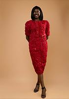 Robe rouge sequin  paillettes - Photo 3