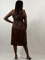Robe col brodé - Photo 3