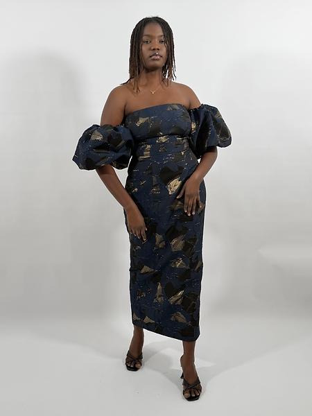 3/4 length dress